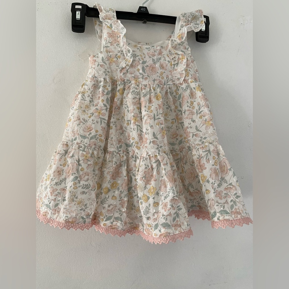 Shabby Chic Pastel Floral Fabric